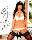 Lisa Ann signed model 8x10 Photo -PROOF- -CERTIFICATE- (A0139)