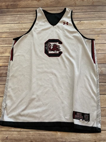 South Carolina Gamecocks Team Issued Basketball Practice Jersey Under Armour XL Cover