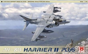 UMa Model 1/48 US D1001 AV-8B Harrier II Plus Attack Aircraft Modellbausatz - Bild 1 von 19