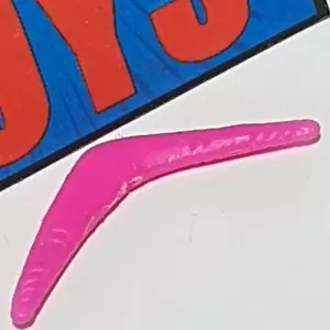 Vtg GI Joe Skymate v1 BOOMERANG original 1991 pink accessory weapon part - Picture 1 of 14