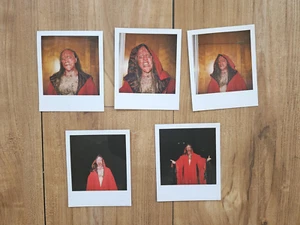 Rare 1990-00s Set of Polaroid Photos Of Actor in Movie Bloody Demon FX Makeup - Picture 1 of 7