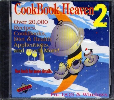 CookBook Heaven 2 CD-ROM for Win/DOS - NEW Sealed JC - Image 1 of 2