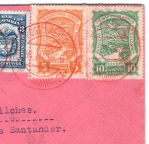 COLOMBIA Air 1926 FIRST FLIGHT Cover *SCADTA* Bucaramanga-Puerto Wilches MA1732 - Picture 1 of 12