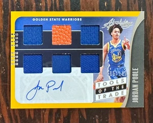 Jordan Poole 2019 Absolute Memorabilia Autograph Tools of the Trade #TT6-JPL - Bild 1 von 3