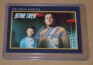 WILLIAM SHATNER Hand Signed STAR TREK   Card #213 AUTOGRAPHED - Picture 1 of 2