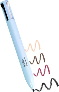 4 in 1 Makeup Pen, Eyebrow Pencil & Eyeliner & Lip Liner & Highlighter Pen, All  - Photo 1/12