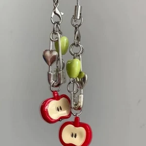 Handmade Bag Pendant Keychain 3D Fruit Bag Charms Cellphone Lanyard CCD Camera - Photo 1 sur 8