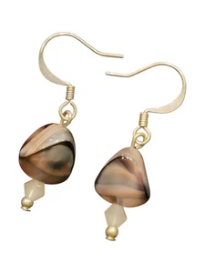 Handmade Glass & Crystal Earrings, Simple Assorted Colors - Pinks - Picture 1 of 14