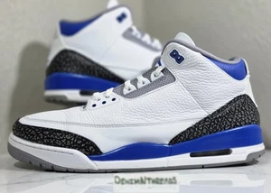 NIKE AIR JORDAN III RETRO 3 RACER AZUL CEMENTO OG 2021 TALLA 16 RARO 🔥 CT8532-145 - Imagen 1 de 11
