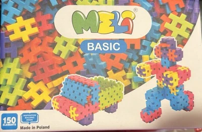 Meli building blocks Basic set.  3 boxes of 150 / 450 total blocks PlusPlus - Image 1 of 4