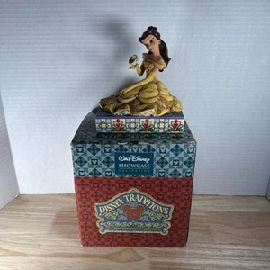 2013 Jim Shore/Disney BEAUTY & THE BEAST Belle & Chip Figure “Curious And Kind” - Picture 1 of 12