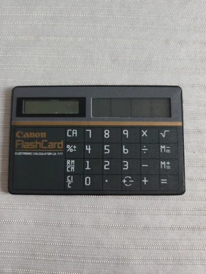 Canon Flashcard Electronic Calculator LS-777 - Image 1 of 4