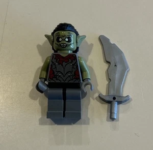 Lego Moria Orco Minifigura Verde Oliva El Señor de los Anillos 9473 - lor011 - Imagen 1 de 4