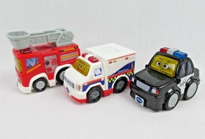 VTech Go! Go! 3 Smart Wheels Fire Truck Police Car Ambulance - Picture 1 of 9
