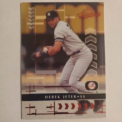 Playoff Absolute Memorabilia 2001 #5 Derek Jeter - Excelente estado sin precio base como nuevo Foto 1 de 2