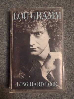 LOU GRAMM-LONG HARD LOOK-ATLANTIC-1989 VERY-RARE-CASSETTE Foto 1 de 2