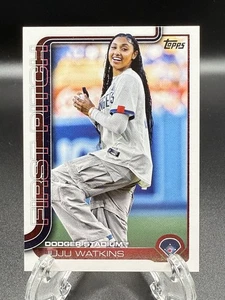 Juju Watkins 2025 Topps First Pitch #FP-3 Los Angeles Dodgers - Foto 1 di 3