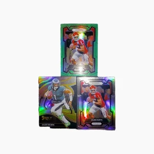 Jalen Hurts 3 Card Football Lot Philadelphia Eagles  - Picture 1 of 2