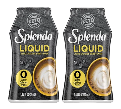 Paquete de 2 edulcorantes líquidos Splenda Zero Calorie Foto 1 de 2