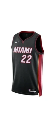 Camiseta masculina Nike Miami Heat Swingman Jimmy Butler preta 52 GG - Imagem 1 de 4