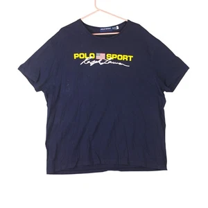 Polo Sport Ralph Lauren T-shirt Mens XXL Blue Ralph Lauren Signature Logo Style - Picture 1 of 13