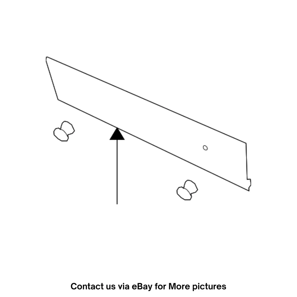 2009 Chevrolet Lumina S porta-malas abertura superior enfeite moldagem usado OEM 92176510 - Imagem 1 de 4