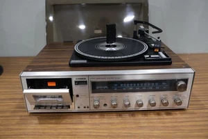 Selten!! Vintage Fisher MC-4022 Audio System mit Plattenspieler. Gut - Lesen - Bild 1 von 23