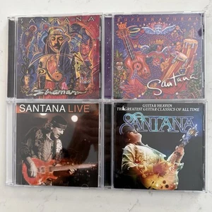 Carlos Santana CDs Lot 4 - Supernatural, Shaman, Live, Guitar Heaven Excellent - Picture 1 of 7