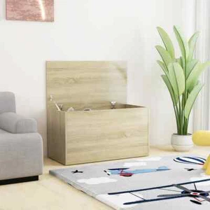 Storage Chest Sonoma Oak 84x42x46 Engineered Wood E3V1 - Picture 1 of 9