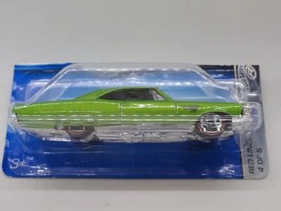 Pontiac Bonneville 2005 Hot Wheels Red Lines #4 '65 (verde) - tarjeta cortada Foto 1 de 3