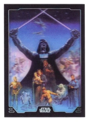 2023 Topps Star Wars Holographic Poster Art The Empire Strikes Back #HC6 - Image 1 of 2