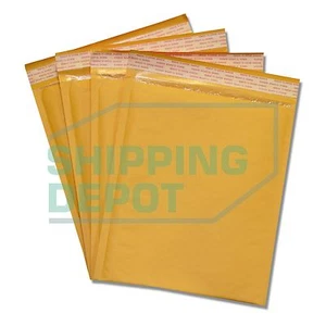 1-1200 #2 8,5x12 Kraft Luftpolster Versandtaschen Selbstversiegelnde Umschläge 8,5" x 12" Zoll - Bild 1 von 3