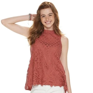 Rewind Spitzen Overlay Bluse Gr. Small - Bild 1 von 8