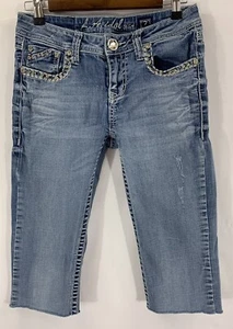 L.A. Idol USA Junior's Stretch Jeans Capri Low Rise Size: 7 (Actual: 28X16) - Picture 1 of 10