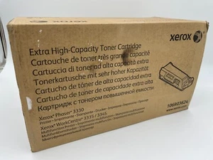 GENUINE Xerox phaser 3330 Black Extra High Capacity Toner Cartridge 106R03624 - Afbeelding 1 van 2