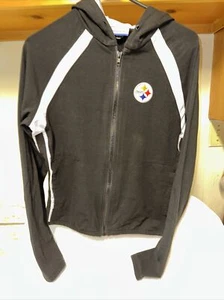 Women’s Reebok Pittsburgh Steelers Zip Up Sweatshirt Size S - Picture 1 of 5