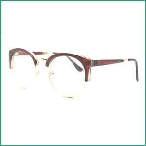 Occhiali da vista donna montatura montature marroni eyewear glasses non graduati - Imagen 1 de 3