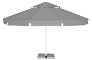 Sonnenschirm 5m / Marktschirm 5m / Großschirm inkl. Ständer/Platten - von Lukip! - Bild 1 von 7