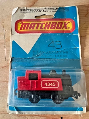 Matchbox Superfast 0-4-0 Steam Loco Lesney Products Сделано в Англии MB43C1 - Изображение 1 из 4
