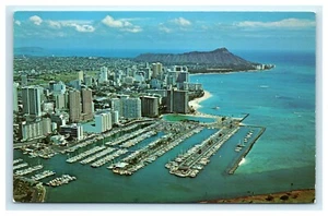 POSTAL Waikiki Hawaii Honolulu Yacht Harbor Diamond Head Hoteles Apartamentos HI - Imagen 1 de 2