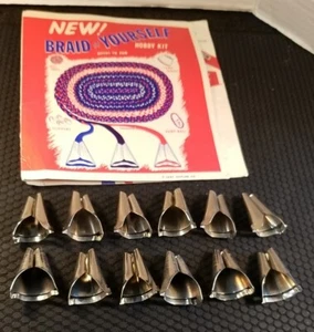 Braid it Yourself Hobby Kit Metall Zubehör Set 1967 Nuflex Co. - Bild 1 von 24