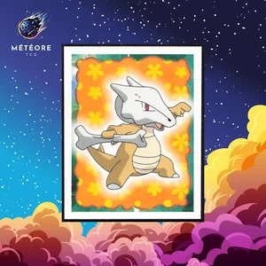 Carte Pokemon Ossatueur / Marowak 105  Sticker Merlin - Picture 1 of 2