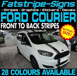para adaptarse a FORD TRANSIT COURIER RAYAS PEGATINAS GRÁFICAS CALCOMANÍAS FURGONETA DE DÍA M SPORT ST - Imagen 1 de 2