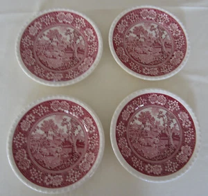 V&B VILLEROY & BOCH Rusticana rot 4x Frühstücksteller Kuchen Teller flach Ø 20,5 - Bild 1 von 4