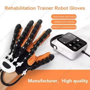 Rehabilitation Robot Glove Adjust Strength Stroke Finger Exerciser Rehab Trainer - Bild 1 von 20