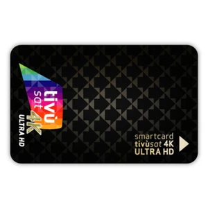 TESSERA TIVUSAT TIVU SAT TIVù TV SD HD SATELLITARE SOLO SMART CARD CI SMARTCARD - Foto 1 di 1