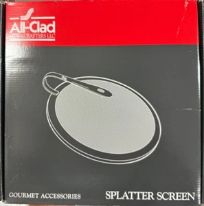 *NEW* All-Clad Splatter Screen - Stainless Steel - w/Curved Handle - Picture 1 of 1