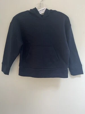 Old Navy Unisex Kids Solid Blue Cozy Soft Fleece Pullover Hoodie Navy XS 5 - Image 1 of 4