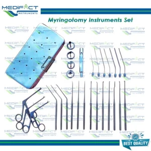 Shea Ear Operation Myringotomy Instruments Set 29 Myringoplasty Surgical ENT - Picture 1 of 3
