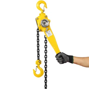 Lever Chain Hoist 3 Ton 6600LBS Capacity 10 FT Chain Come Along - Picture 1 of 17